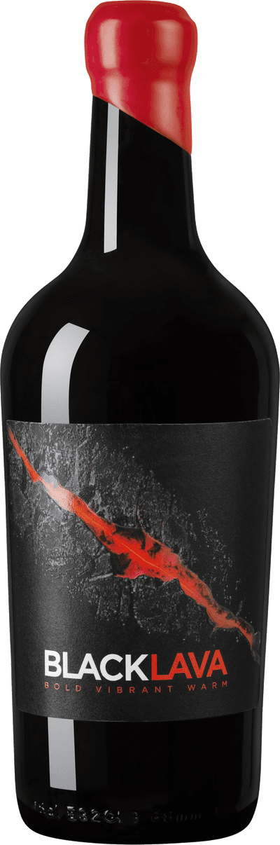Black Lava Bold Vibrant Warm
